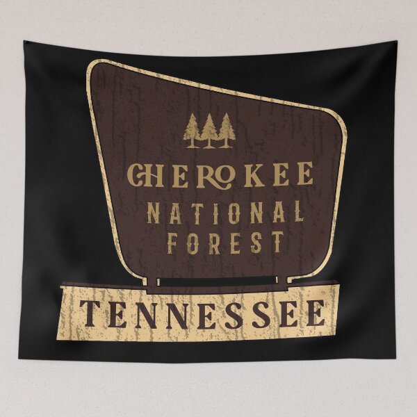Artikelvorschau, Cherokee Nationalwald entworfen und verkauft von graphic-map.