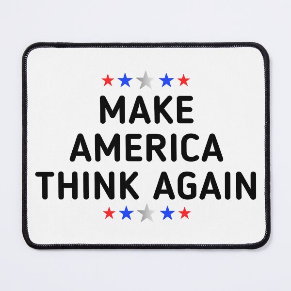 Item preview, Make America Think Again, Politics, Education  designed and sold by Teetreasure2.