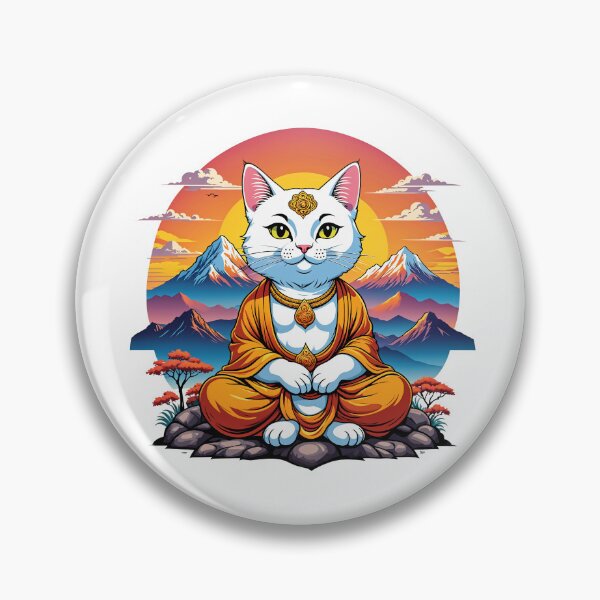 Item preview, Tiny Buddha Cat designed and sold by Roman-Designer.