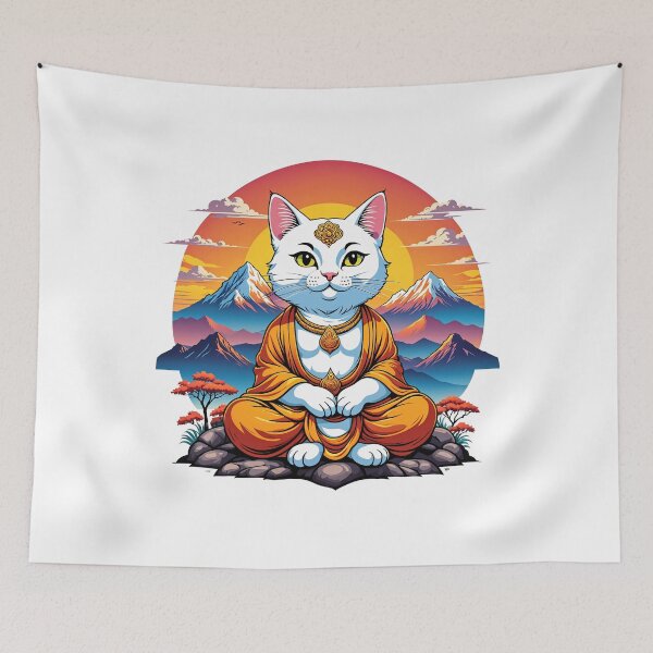 Item preview, Tiny Buddha Cat designed and sold by Roman-Designer.