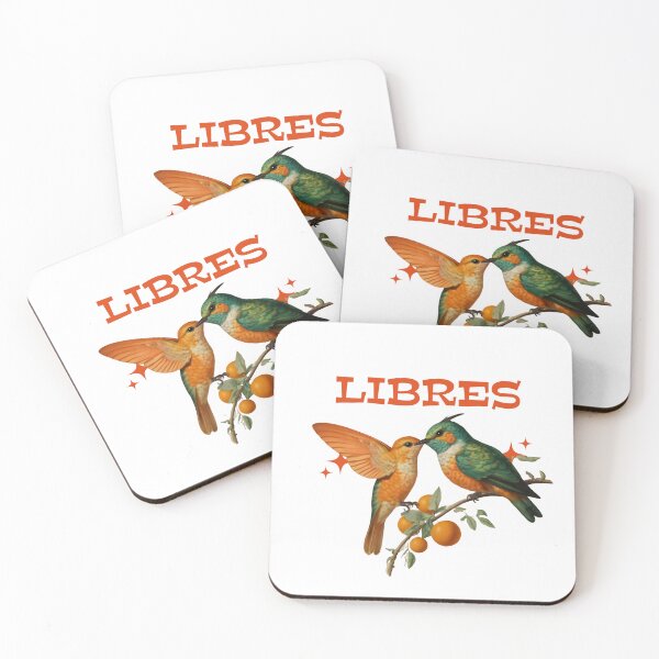 Item preview, Libres - Birds on an Orange Tree Branch designed and sold by AldeaPod.
