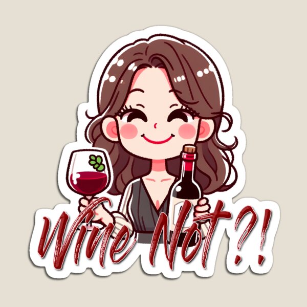 Item preview, Wine Not!? designed and sold by Black Sands Art.