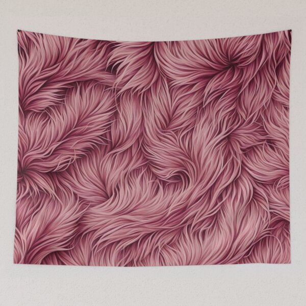 Item preview, Abstract Pink Faux Fur Pattern designed and sold by calibrit.