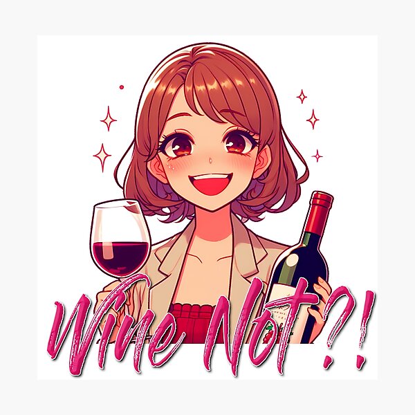 Item preview, Wine Not!? designed and sold by Black Sands Art.