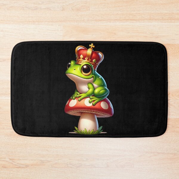 Item preview, KING FROG SIT ON MUSHROOM designed and sold by GrowDrak.