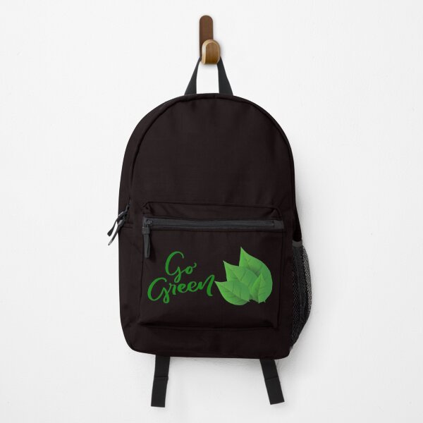 Item preview, "Go Green Handwritten Leaves Design" designed and sold by Mahakamel.