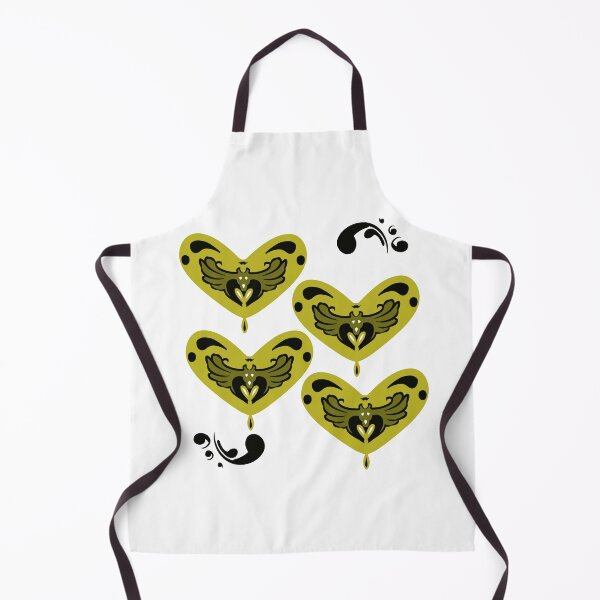 Item preview, Green and black heart design designed and sold by Hemaartsy.