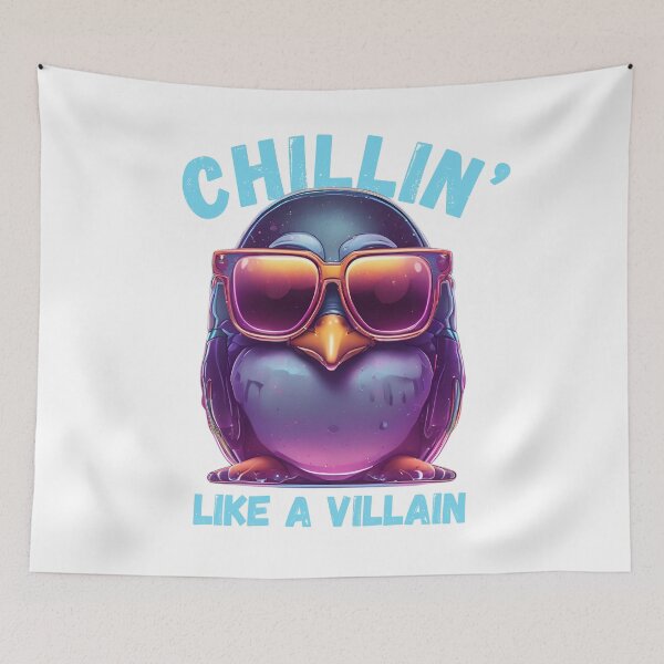 Item preview, Penguin Chillin’ Like a Villain designed and sold by pUNKnown.