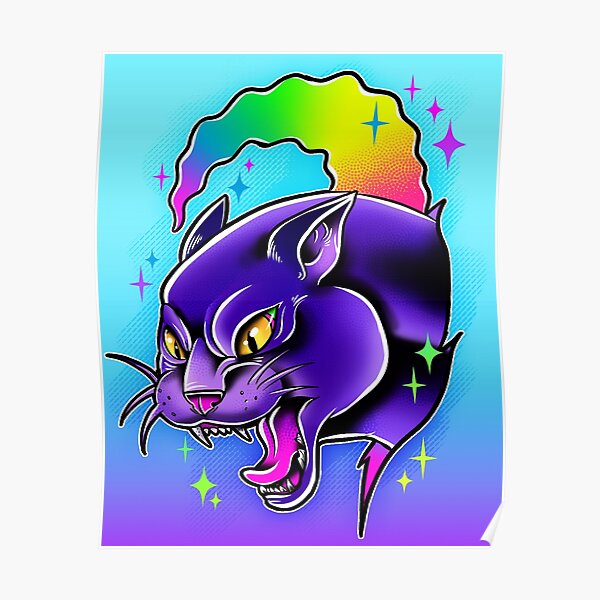 Rainbow Panther Poster