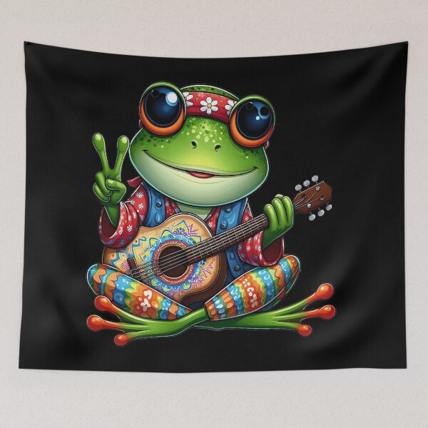 Item preview, Cute Guitar Frog designed and sold by GrowDrak.