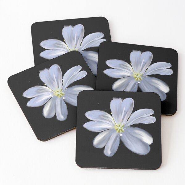 Item preview, Mouse Ear Chickweed Black Background designed and sold by Tera Spendlove.