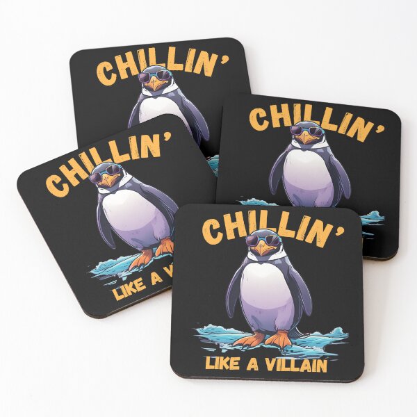 Item preview, Penguin Chillin’ Like a Villain designed and sold by pUNKnown.
