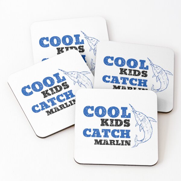 Item preview, Marlin Fishing Cool Kids Catch Marlin Vintage Black designed and sold by kapsell.