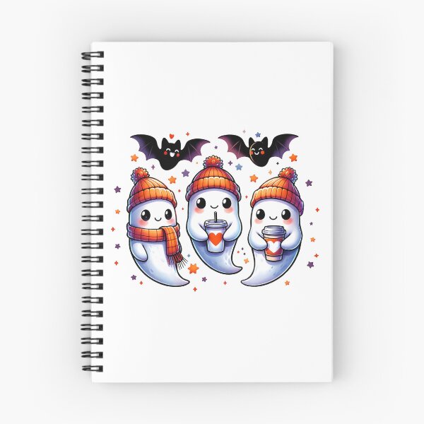 Item preview, Cute Bougie Ghosts I Halloween I Pumpkin Spice Coffee I Cute Halloween Ghosts I Spooky Season designed and sold by Fun-N-Cool-Tees.