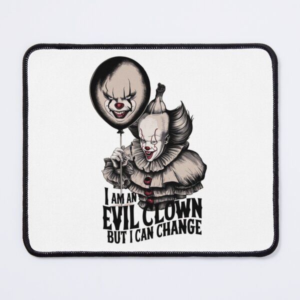 Item preview, I am an Evil Clown but I can change in Retro Vintage Gray Scale designed and sold by EmeraldCauldren.