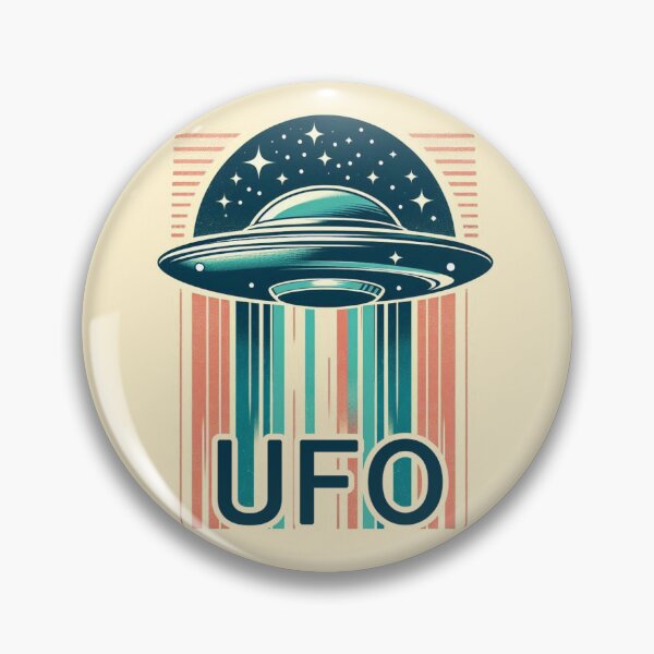 Item preview, UFO (Retro) V.4 designed and sold by Bubble-Boris.