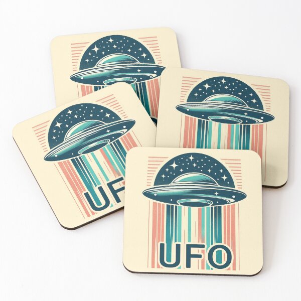 Item preview, UFO (Retro) V.4 designed and sold by Bubble-Boris.