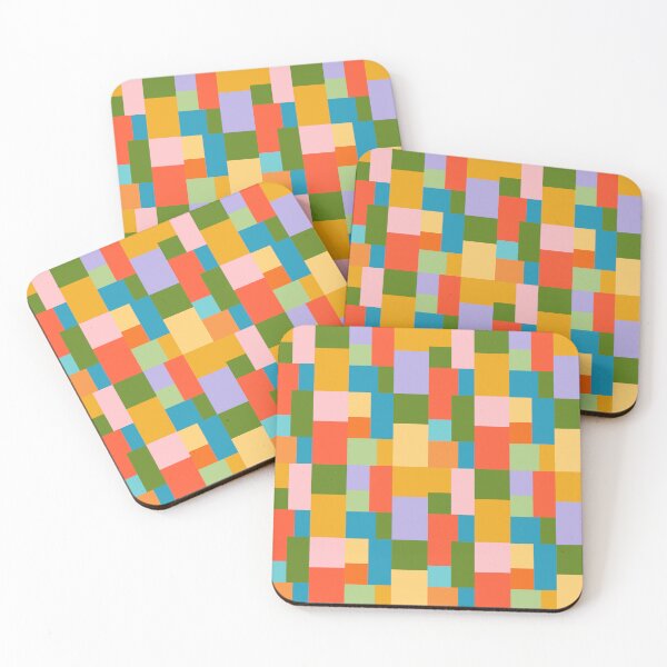 Item preview, retro abstract mid century pattern designed and sold by pauloneill-art.