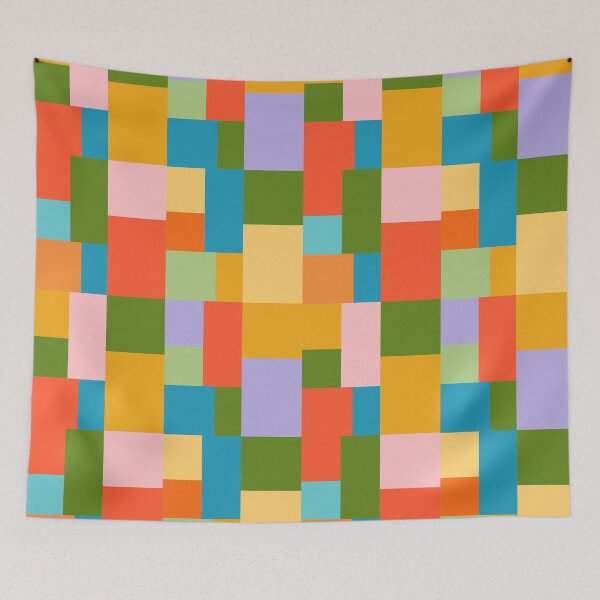 Item preview, retro abstract mid century pattern designed and sold by pauloneill-art.