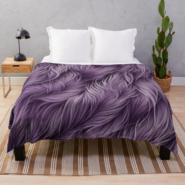 Item preview, Abstract Purple Feathery Pattern designed and sold by calibrit.