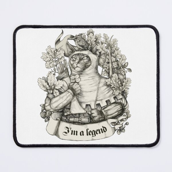 Item preview, Cat Knight vintage print designed and sold by artcatcoffee.