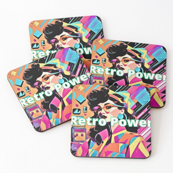 Item preview, Retro Power designed and sold by TrendyGalaxy.