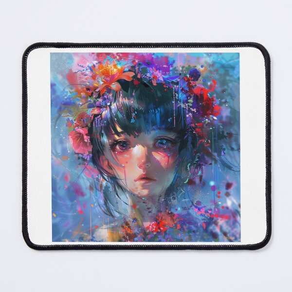 Item preview, Anime Art Kawaii Beautiful Girl 37 designed and sold by IBTees.