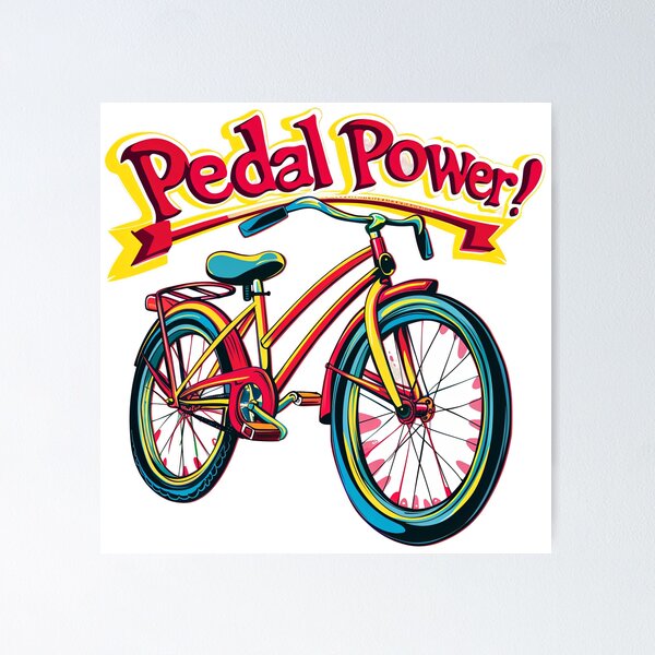 Item preview, Pedal Power: Colorful Cycling Adventure designed and sold by kjon88.