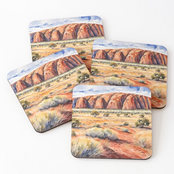 Item preview, Uluru (Ayer's Rock) Australia - Watercolour Style designed and sold by Country-Artist.