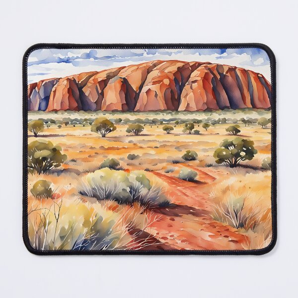 Item preview, Uluru (Ayer's Rock) Australia - Watercolour Style designed and sold by Country-Artist.