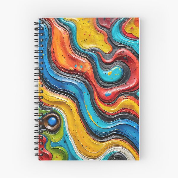 Item preview, Abstract artwork with rich paint colors designed and sold by Diana Voicu.