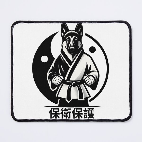 Item preview, German Shepherd Kung Fu Training designed and sold by silklotus.