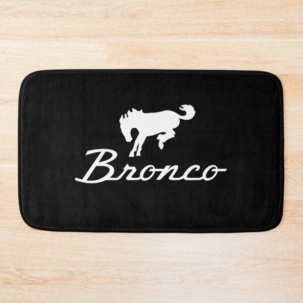 Item preview, Classic White Bronco Logo designed and sold by SusanaRowe.