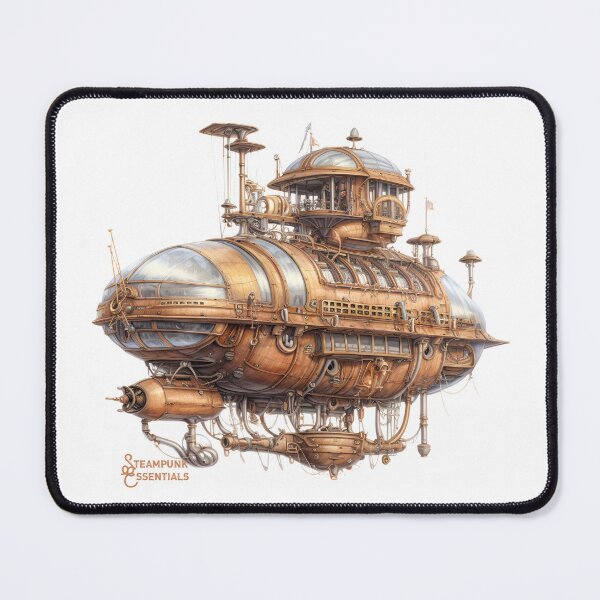 Item preview, Steampunk Essentials Air Ship Blimp 3 designed and sold by IBTees.