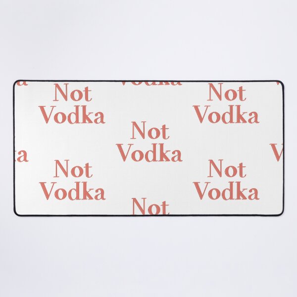 Item preview, Not vodka in pink text designed and sold by pinkyfish1010.