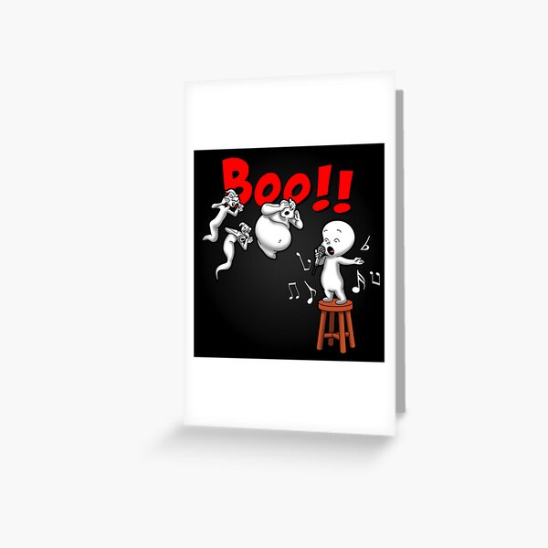 Item preview, Funny Cute Boo Ghost Singing designed and sold by ReynoldKuphal.