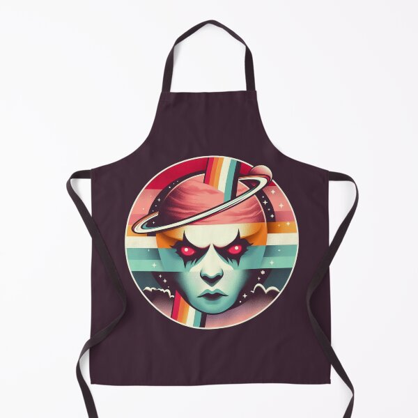 Item preview, Planet face (Retro) designed and sold by Bubble-Boris.