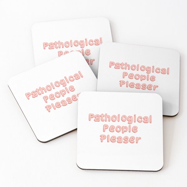 Item preview, Pathological People Pleaser hot pink designed and sold by pinkyfish1010.