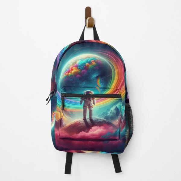 Item preview, Astronaut on Rainbow Planet designed and sold by CailaStyle.