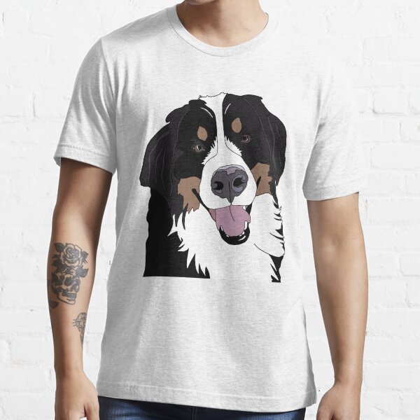 &ldquo;Angus the Bernese Mountain Dog&rdquo; T-shirt for Sale by QBFCanada