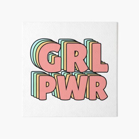 Aperçu de l'œuvre GRL PWR Pastel créée et vendue par lukassfr.
