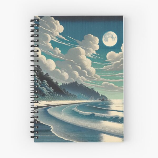 Item preview, Night Visions - A Contemporary Ukiyo-e Nature Landscape designed and sold by Kijiermono.