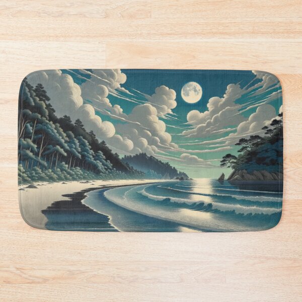 Item preview, Night Visions - A Contemporary Ukiyo-e Nature Landscape designed and sold by Kijiermono.