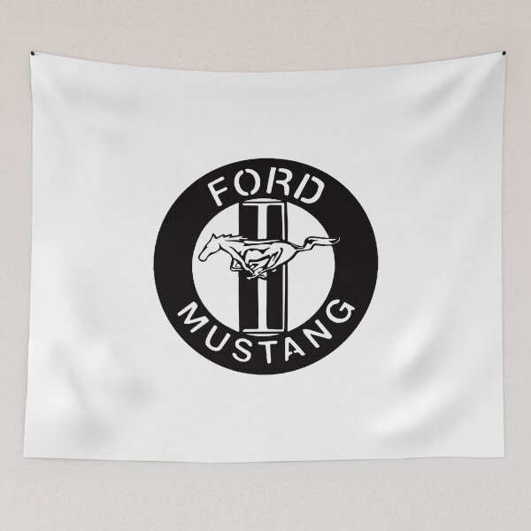 Item preview, Classic Vintage Black Mustang Logo designed and sold by SusanaRowe.