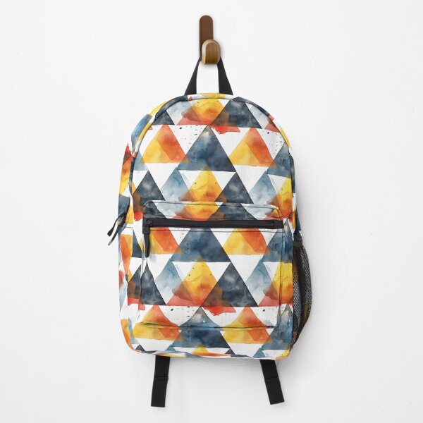 Aperçu de l'œuvre Triangles aquarelle créée et vendue par Vikycialp.