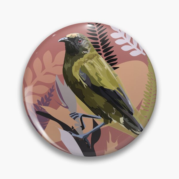 Item preview, NZ Bellbird Korimako designed and sold by littleanimalss.
