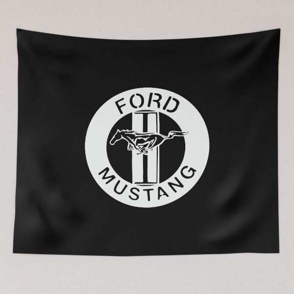 Item preview, Classic Vintage White Mustang Logo designed and sold by SusanaRowe.