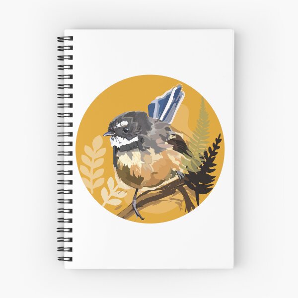 Item preview, NZ Fantail Piwakawaka designed and sold by littleanimalss.