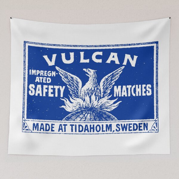 Item preview, Safety Match Sweden Vulkan designed and sold by Yeaha.