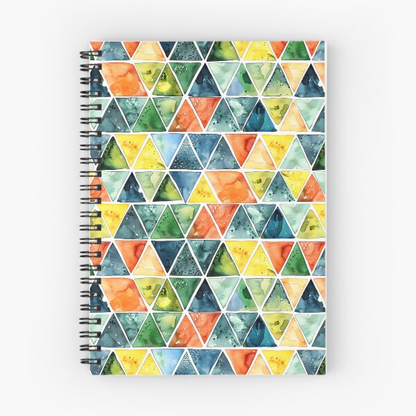 Item preview, Watercolor Triangles Mosaic designed and sold by Vikycialp.